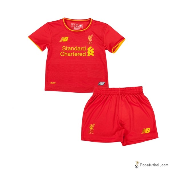 Camiseta Liverpool Replica Primera Ropa Niños 2016/17 Rojo
